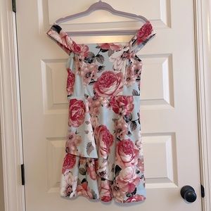 Floral Mini dress Jrs Sz Lg